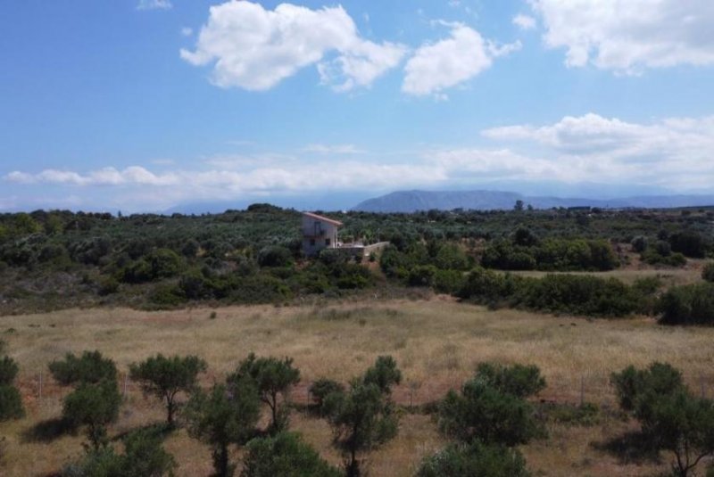 Mouzouras Kreta, Mouzouras: Flaches Grundstück mit Panoramablick zu verkaufen Grundstück kaufen